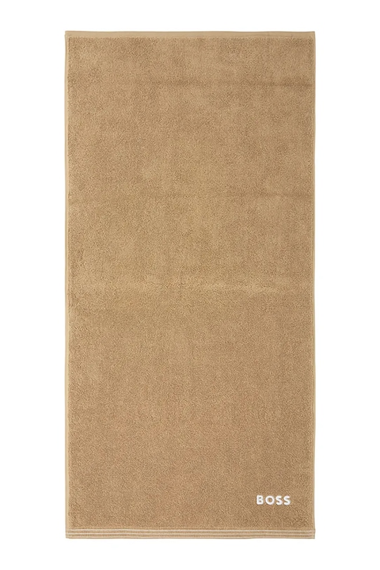 BOSS mały ręcznik bawełniany EDGE Pecan 50 x 100 cm beżowy 1063665