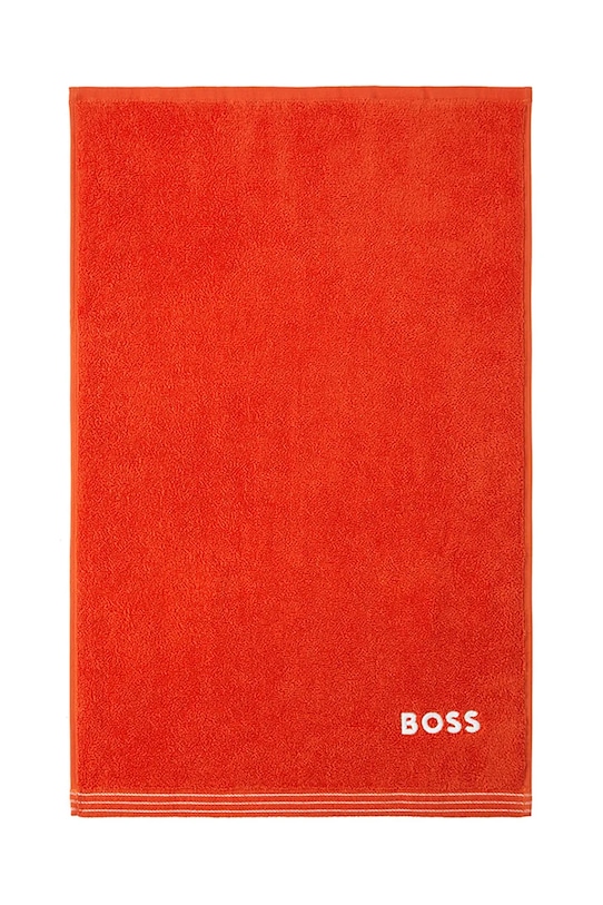 BOSS kis méretű pamut törülközőt EDGE Spice 40 x 60 cm piros 1063681