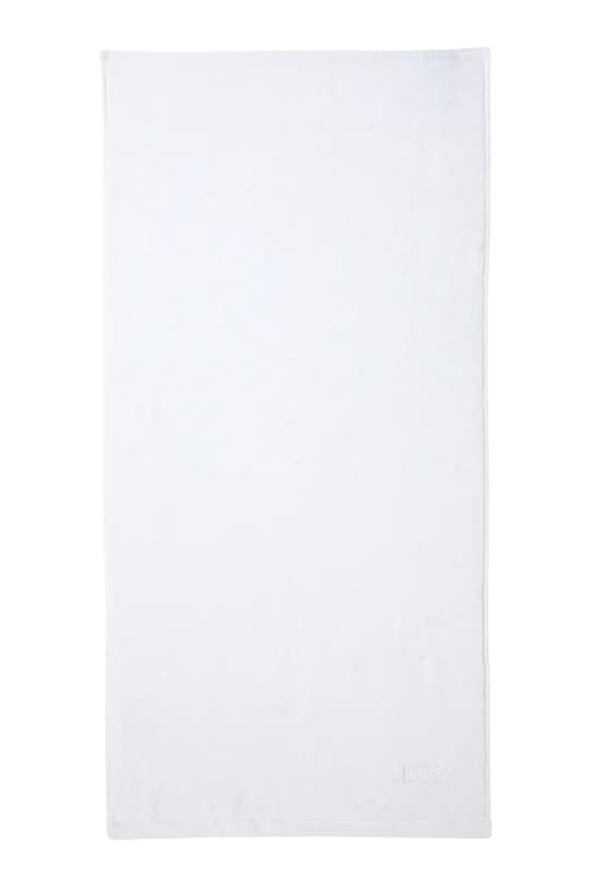 BOSS prosop mic de bumbac EDGE White 50 x 100 cm alb 1063676