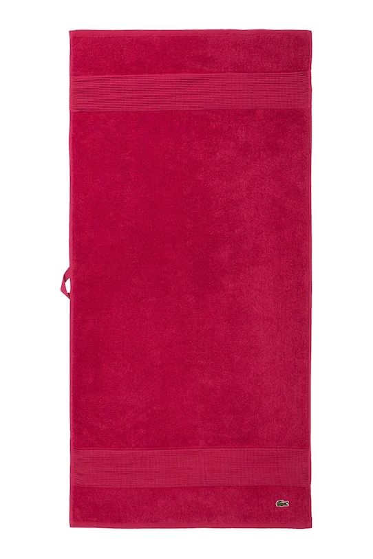 Lacoste mały ręcznik bawełniany LLECROCO Bigarreau 50 x 100 cm fioletowy 1062365