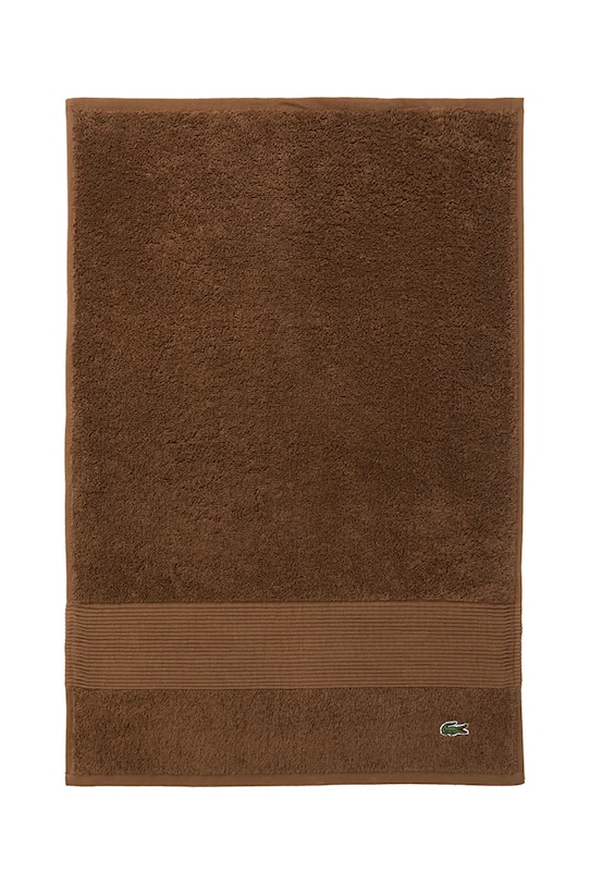 Lacoste mały ręcznik bawełniany LLECROCO Pecan 40 x 60 cm brązowy 1062370