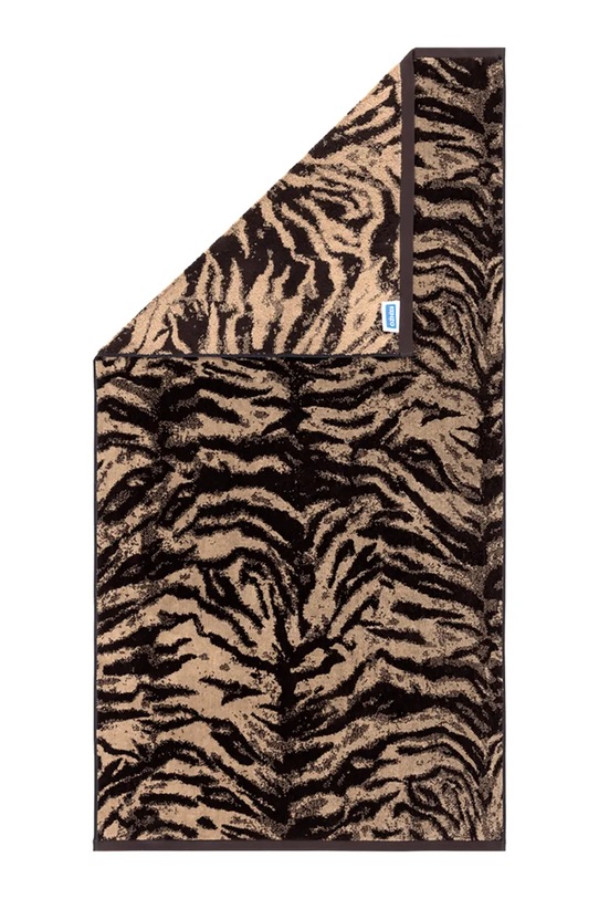 Kenzo duży ręcznik bawełniany KFAUVE Naturel 90 x 150 cm 1062868 brązowy AA00