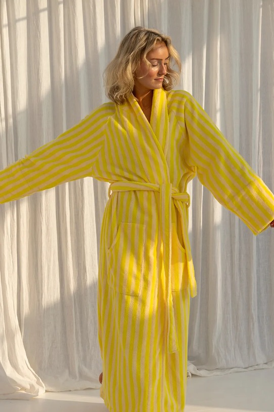 Łazienka Bongusta szlafrok bawełniany Naram L/XL BON45.001 żółty