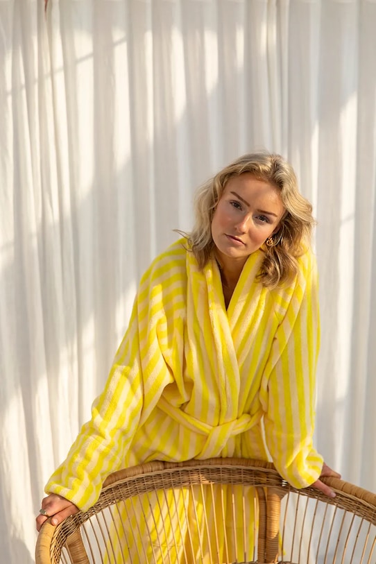 Bavlnený župan Bongusta Naram L/XL BON45.001 žltá