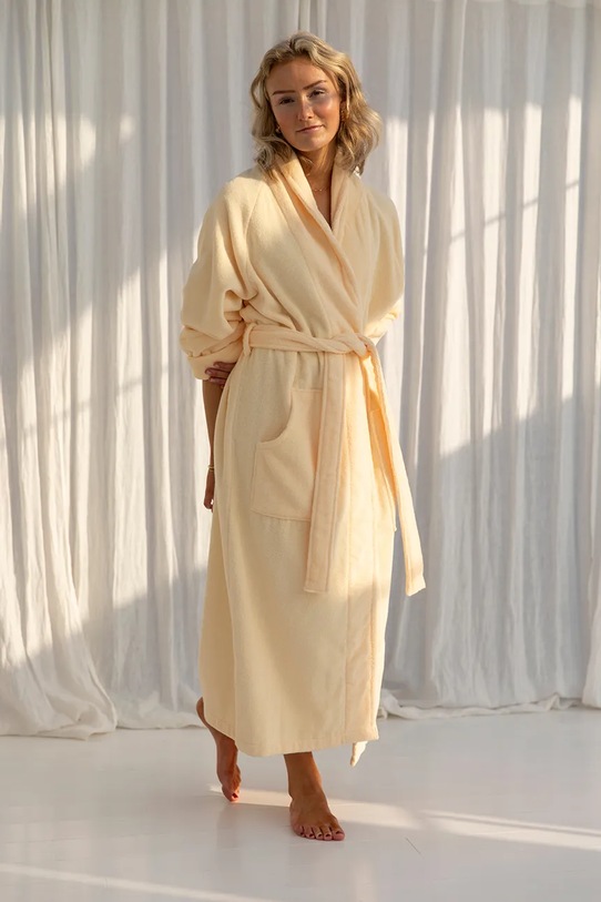 Łazienka Bongusta szlafrok bawełniany S/M BON103.5715648005953 beżowy