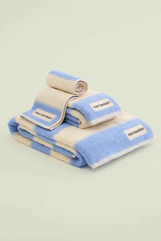 Łazienka Marimekko ręcznik mały bawełniany 50 x 100 cm 075282.520 niebieski
