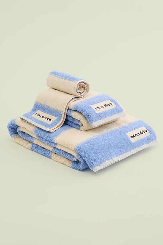 Łazienka Marimekko ręcznik mały bawełniany 30 x 50 cm 075283.520 niebieski