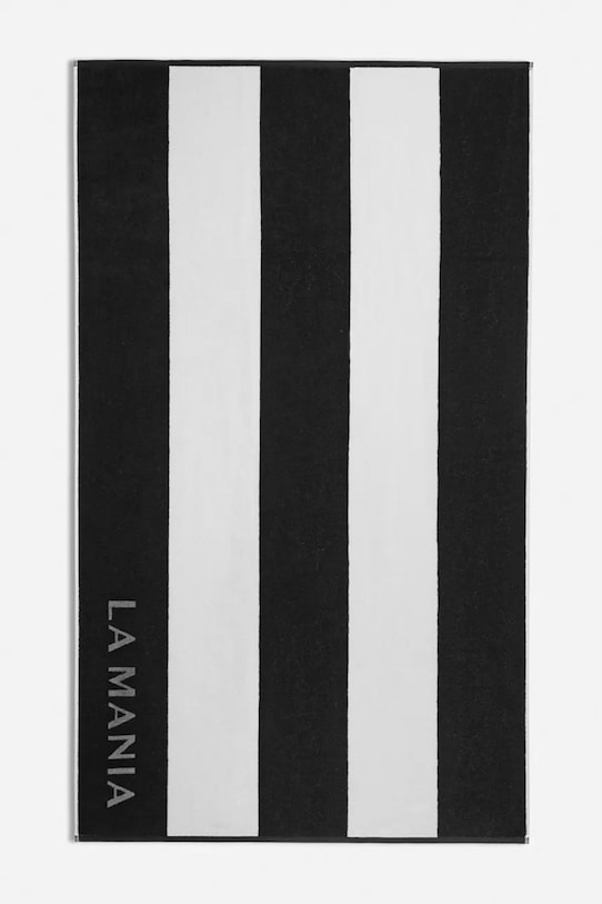 La Mania большое хлопковое полотенце 170 x 100 cm чёрный 5902037041023