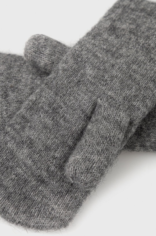 Pieces Rękawiczki wełniane 17114761 szary AA00