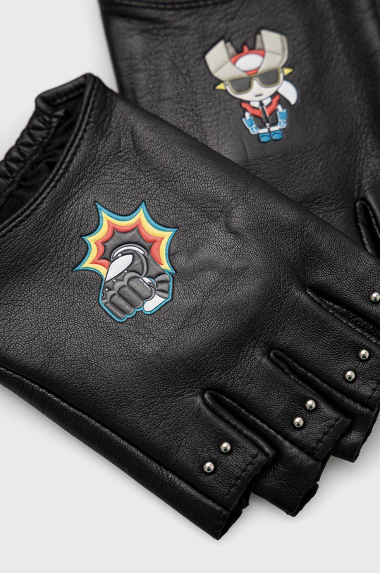 Doplňky Kožené rukavice Karl Lagerfeld 225W3601 černá