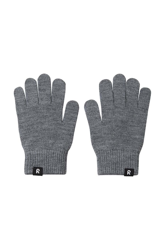 Detské vlnené rukavice Reima Sormin vlna sivá 5300052C