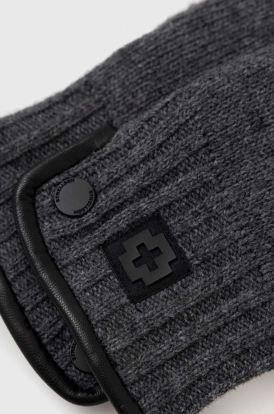 Strellson rękawiczki wełniane 3237. szary AA00