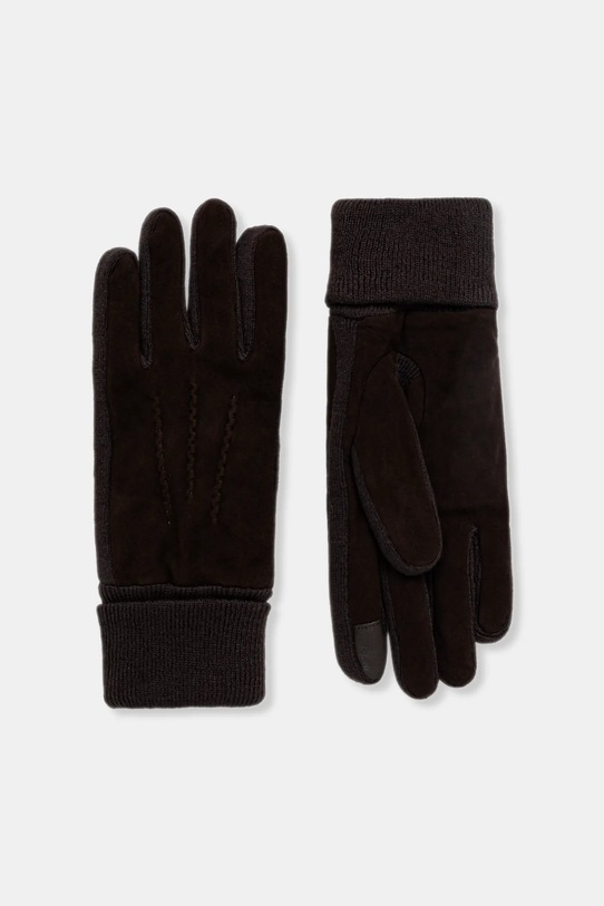 Barbour rękawiczki drobny wzór brązowy MGL0117