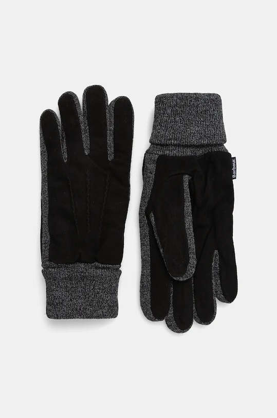 Barbour rękawiczki drobny wzór czarny MGL0117