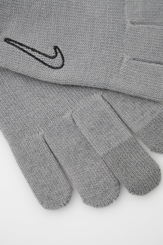 Nike rękawiczki N.100.0661.050 szary AA00