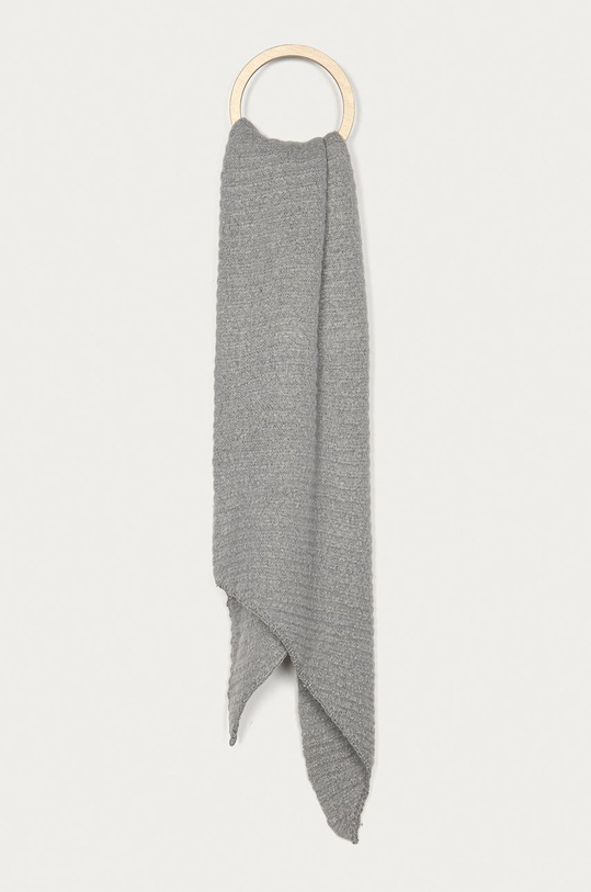 Pieces - Šála pletenina šedá 17105988