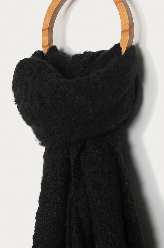 Pieces - Fular 17105988 negru AA00