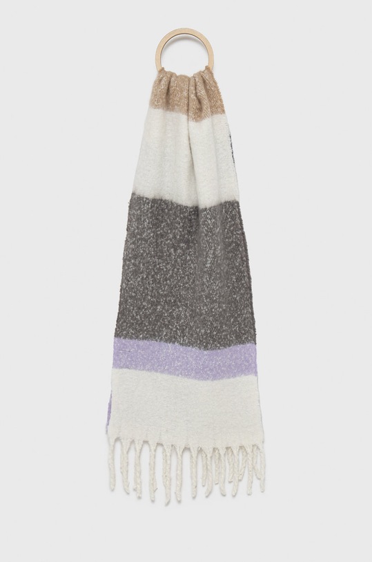 Šál Pieces pletenina fialová 17105951