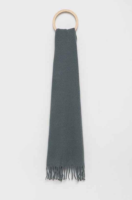 Pieces Szalik dzianina turkusowy 17115930