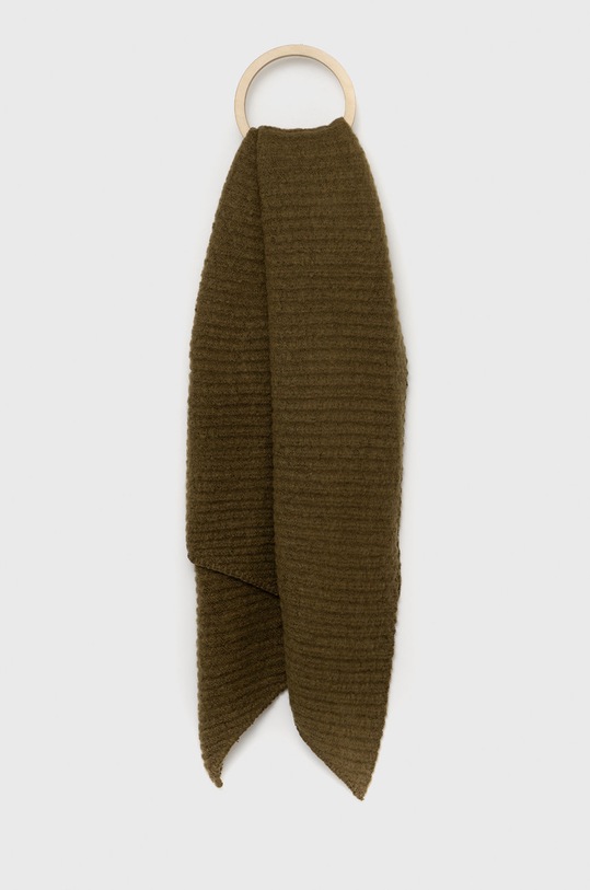 Šála Pieces pletenina zelená 17105988.DarkOlive
