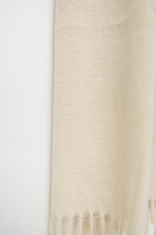 Kratki šal s primjesom vune Pieces 17126868.WhitecapGr bež AA00