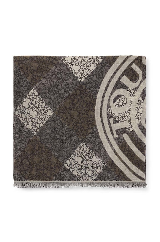 Tous szal Kaos Mini dzianina brązowy 2001664043