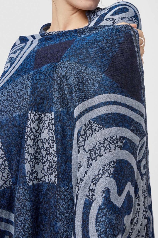 Tous szal Kaos Mini Stamp 2001664033 niebieski