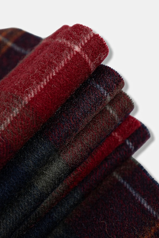 Accesorii Barbour eșarfă de lână LSC0129 multicolor
