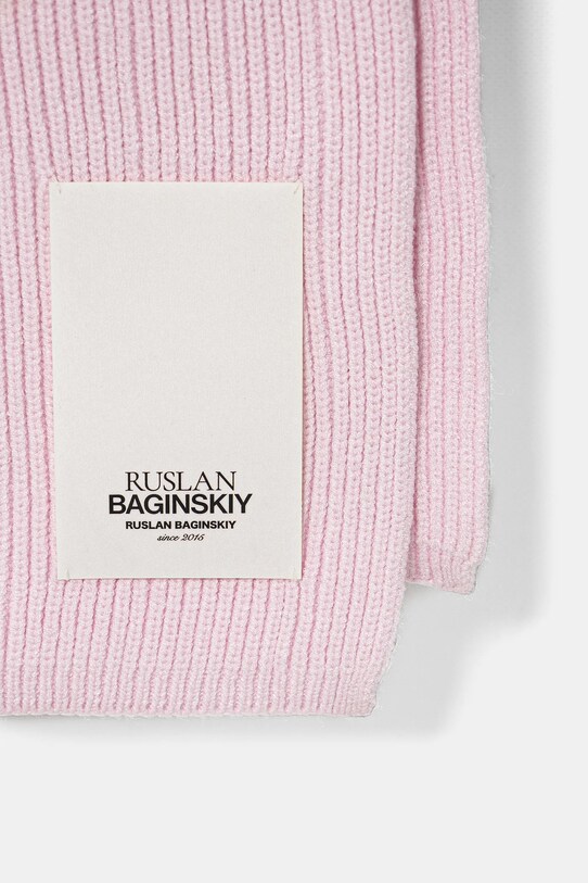 Μαντήλι από μείγμα μαλλιού Ruslan Baginskiy SKR039.VWNE ροζ AA00