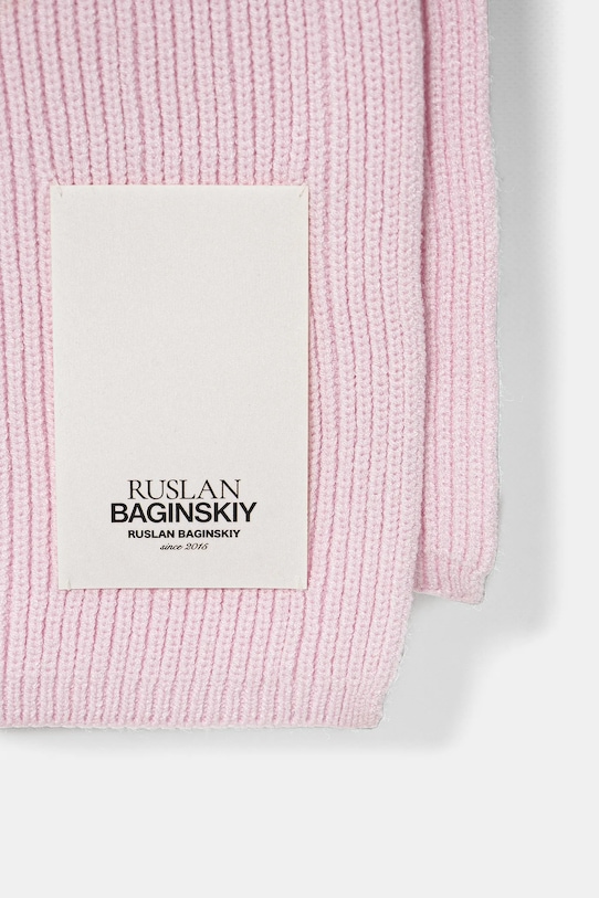 Μαντήλι από μείγμα μαλλιού Ruslan Baginskiy SKR039.VWNE ροζ AA00