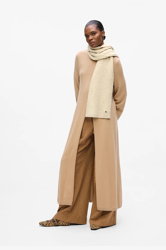 Karl Lagerfeld szalik IKON A4W33119 beżowy