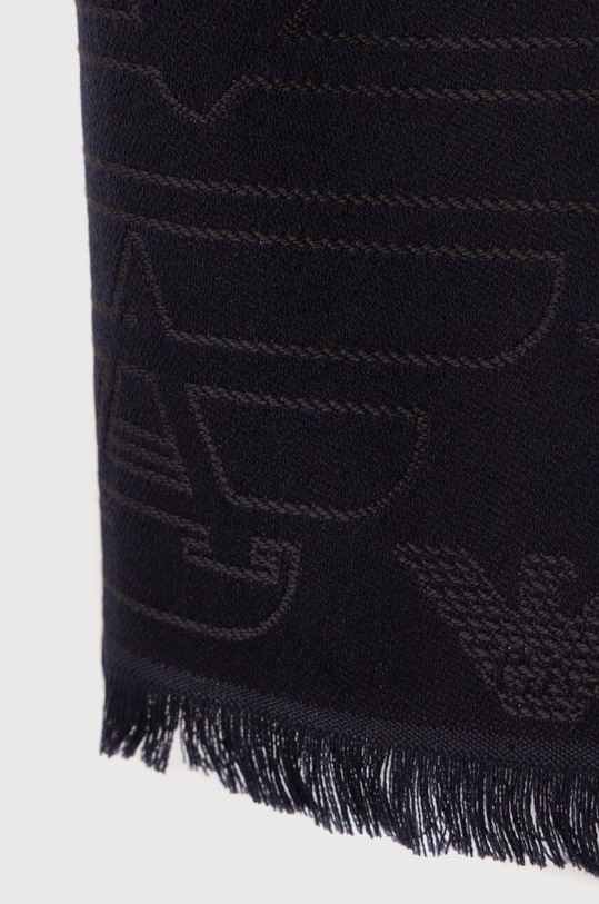 Emporio Armani szalik wełniany 625009.CC306.NOS granatowy AA00