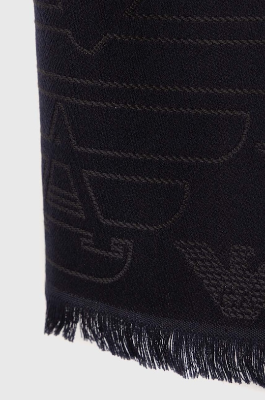 Emporio Armani szalik wełniany 625009.CC306.NOS granatowy AA00