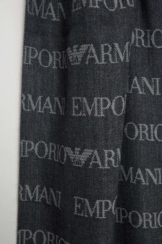 Vlnený šál Emporio Armani 625060.CC786.NOS tmavomodrá AA00
