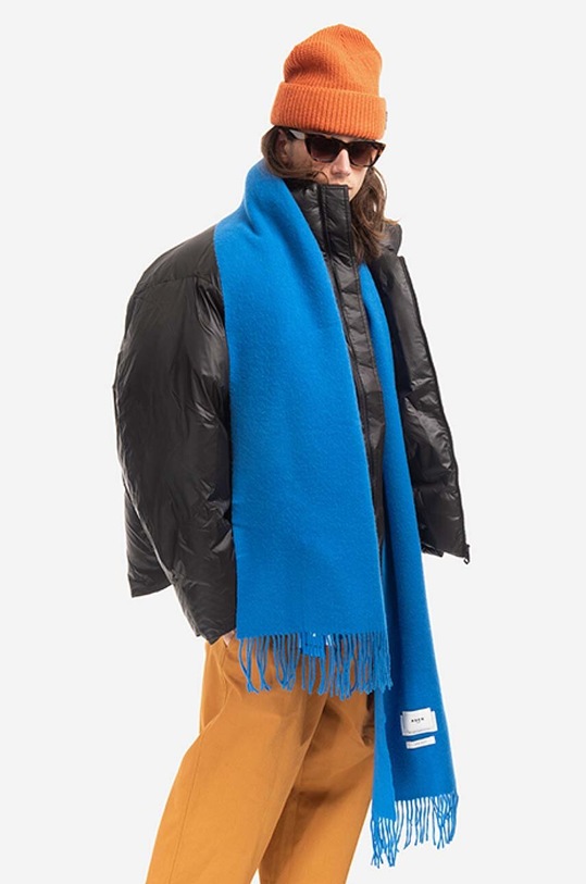 Ader Error wool scarf Muffler BLAFWMF01BL black