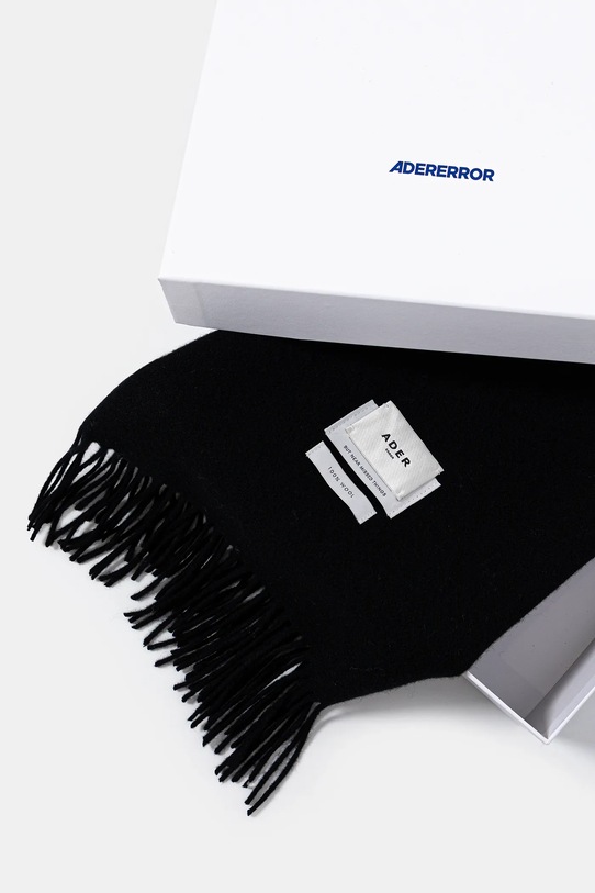 Doplňky Vlněná šála Ader Error Muffler BLAFWMF01BK černá