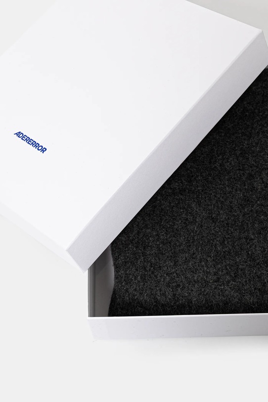 Vlněná šála Ader Error Muffler šedá BLAFWMF01GR