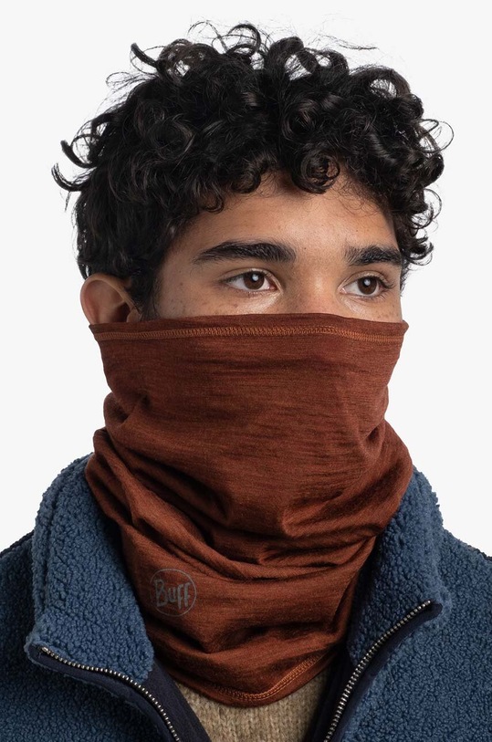 Аксесуари Снуд Buff Merino Lightweight 113010.411 коричневий