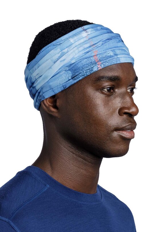 Buff fular impletit Original EcoStretch albastru 132438.714