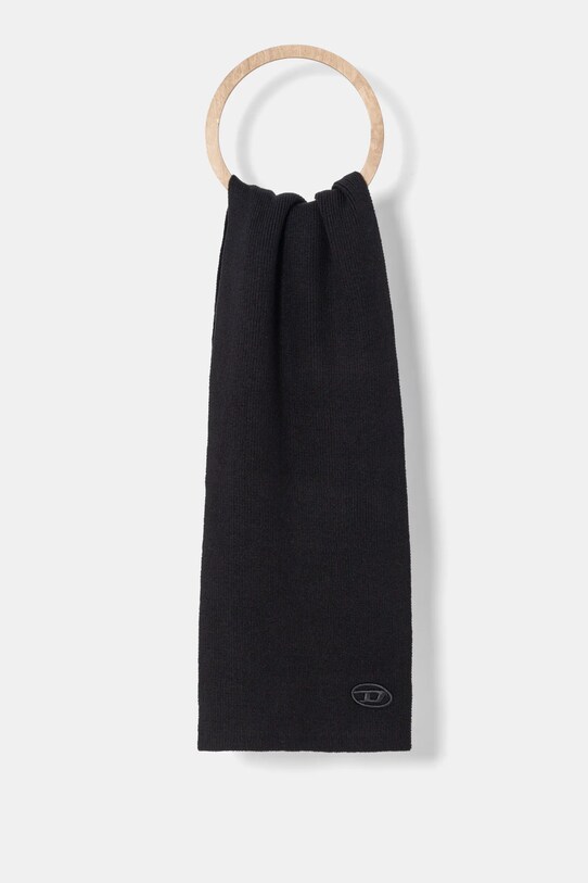 Шерстяной шарф Diesel K-CODER SCARF шерсть чёрный A05165.0DAOB
