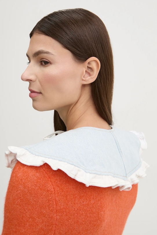 Декоративний комірець з деніму Creative Upcycling блакитний Denim.Collar