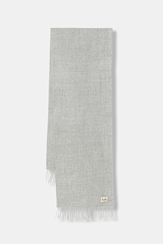 Vlnený šál My Alpaca vlna sivá THSCEST30180