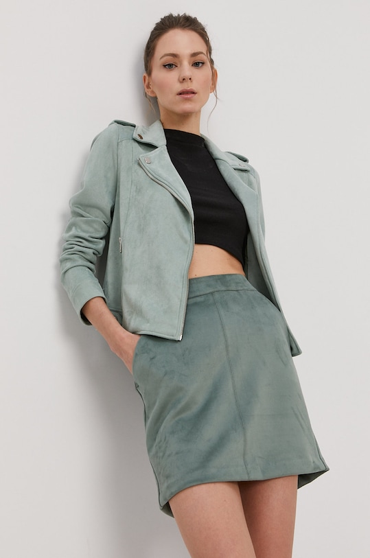 Vero Moda Spódnica z elastanem turkusowy 10210430