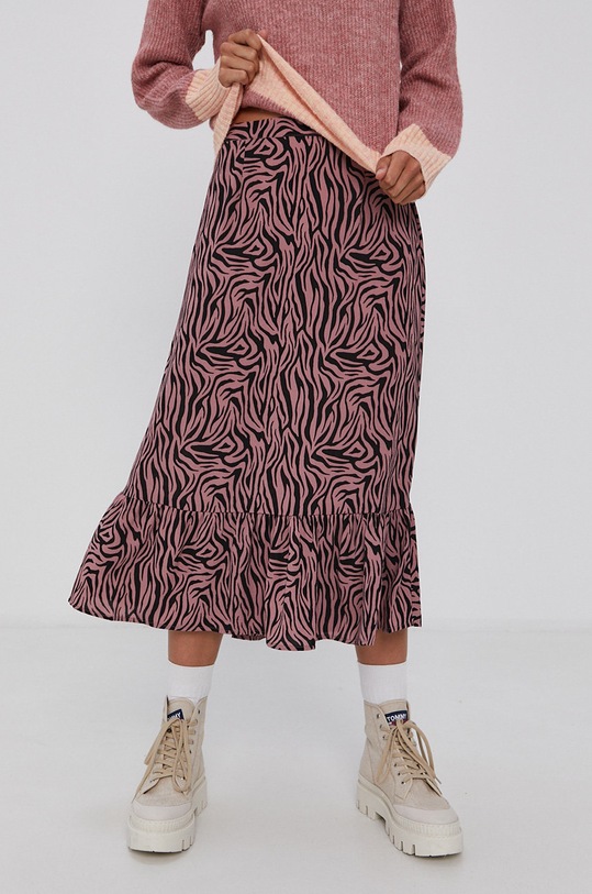 Jacqueline de Yong Spódnica wzorzyste różowy 15234108