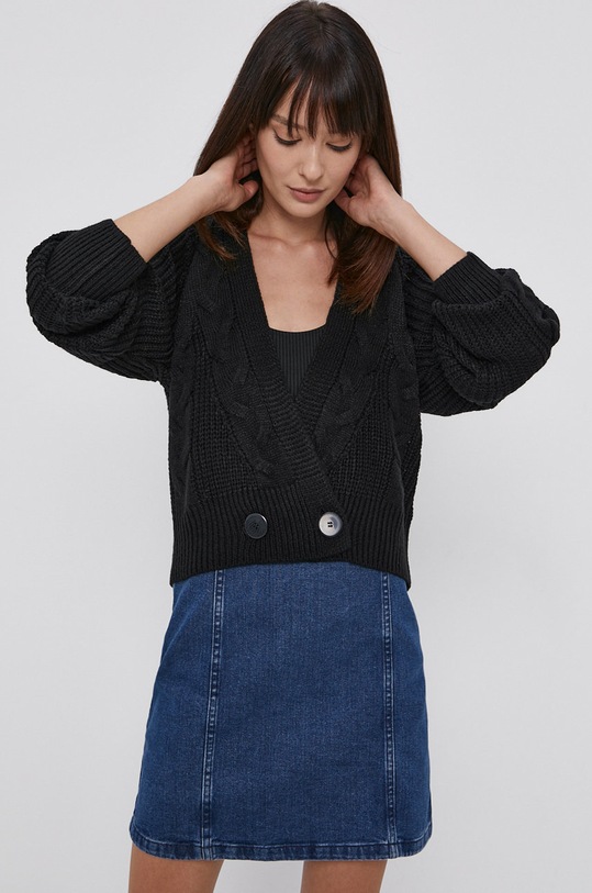 Bavlnená rifľová sukňa Noisy May modrá 27017859