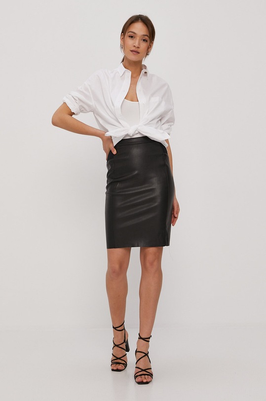 Vero Moda Fustă uni negru 10218187
