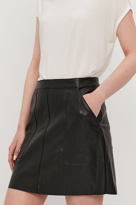 Sukňa Vero Moda látka čierna 10232652