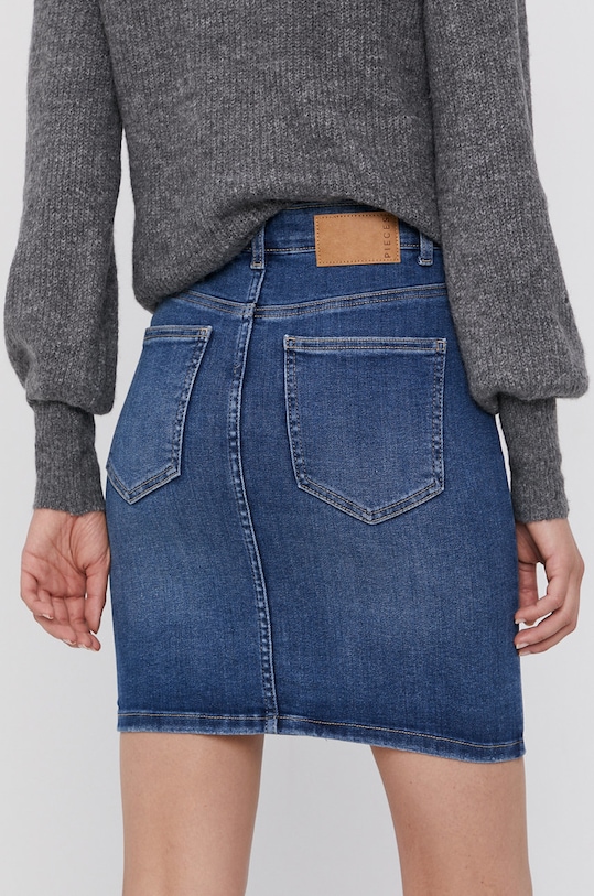 Odzież Pieces Spódnica jeansowa 17110677.MediumBlue niebieski