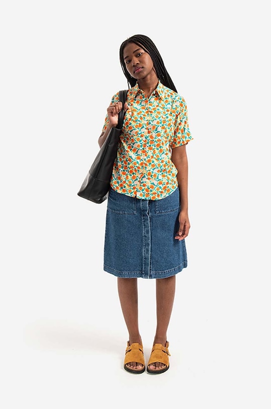 A.P.C. denim skirt Jupe Anita COETK.F06342 blue AA00