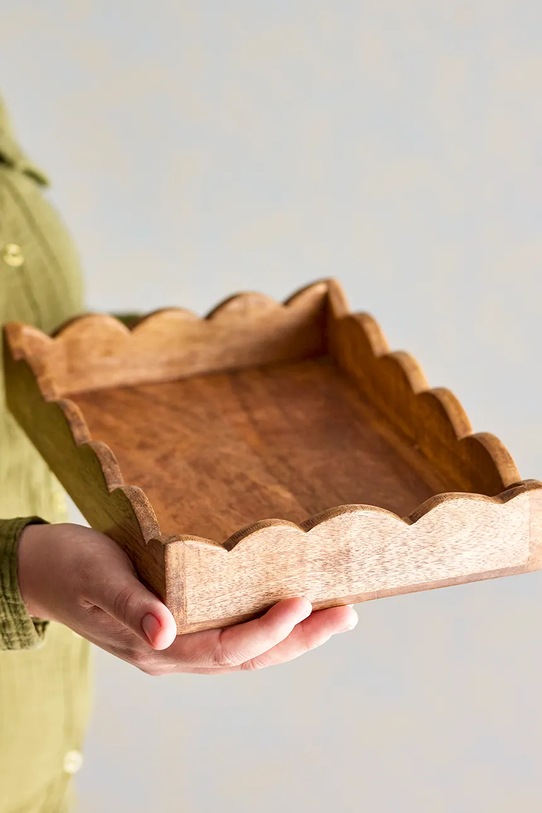 Dekoratívny podnos Bloomingville Namira 30 x 5 x 19 cm hnedá 82068480